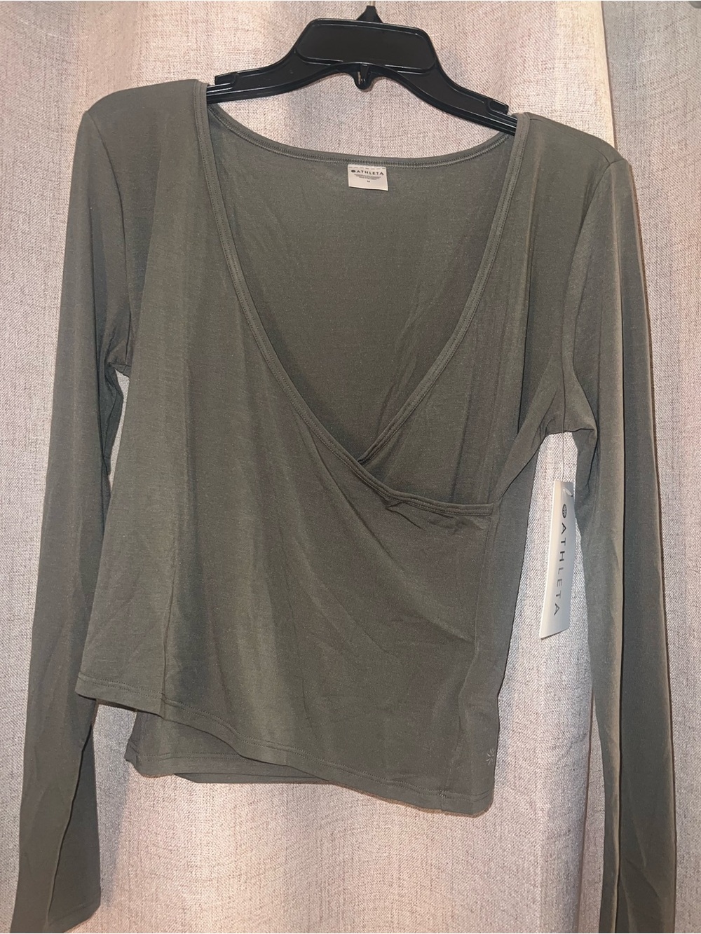 Athleta wrap top